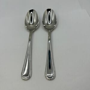 2 Teaspoon Spoon Swedish Lodge Lenox 6 5/8" Stainless 18/10